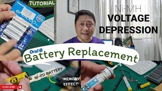 TUTORIAL: Oral-B Braun 'Vitallity' Electric Toothbrush | Battery Replacement: Ni-MH over Ni-Cd