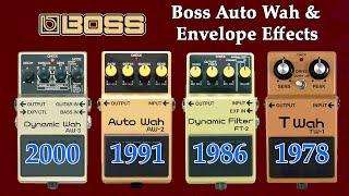 Boss Auto Wah and Envelope Pedals Through The Years (TW-1, FT-2, AW-2, AW-3)