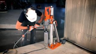 Husqvarna DM 220 on DS 250 - Drilling concrete