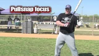 Softball Hitting Tips   What Focus do the Pro's use when Hitting?  "Swing Makeover epis 8"