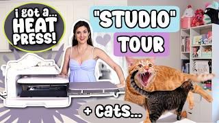 New Projects, "STUDIO" TOUR, & Cat Chaos!!