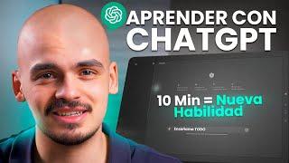 Cómo APRENDER Cualquier HABILIDAD Con ChatGPT (Guía Completa)