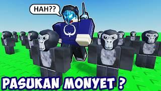 AKU BUAT PASUKAN MONYET DI ROBLOX ?