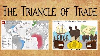 The Triangle of Trade What Was the Triangle Trade? Transatlantic Slave Trade, Definition, Map.