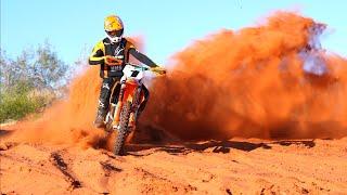 DAVID WALSH & CALLUM NORTON HELICOPTER CHASE FINKE DESERT RACE 2023