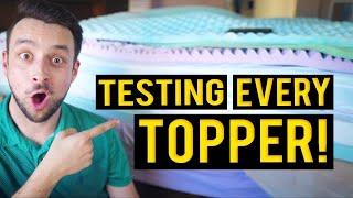 Testing Amazon Mattress Toppers - BLIND TEST!