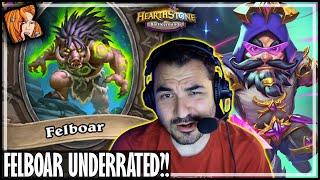 FELBOAR IS SUPER UNDERRATED! - Hearthstone Battlegrounds Duos