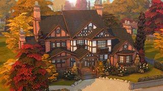 Huge Autumnal Tudor Family Home ...(Sims 4 Speed Build)