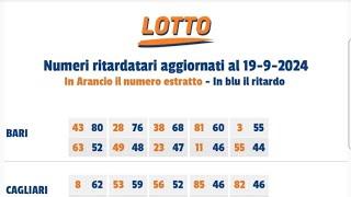 Lotto Numeri Ritardatari  #lotto #metodilotto #10elotto #previsioni #10elotto