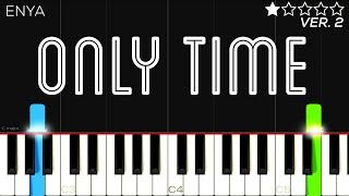Enya - Only Time | EASY Piano Tutorial