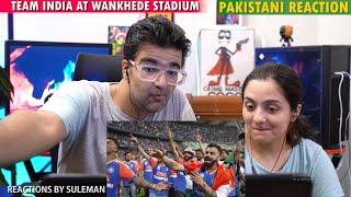 Pakistani Couple Reacts To Team India Amazing Show At Wankhede Stadium | Virat Kohli Speech