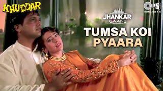 Tumsa Koi Pyaara Jhankar | Govinda, Karisma Kapoor | Kumar Sanu, Alka Yagnik | Khuddar | 90's Song