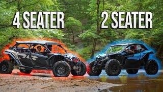 Is the Can-Am X3 4 Seater as Good as The 2 Seater?