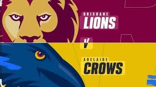 AFL LIVE BRISBANE LIONS VS ADELAIDE CROWN //SCOREBOARD