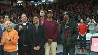 Gerry McNamara & Hakim Warrick Jersey Retirement Ceremony