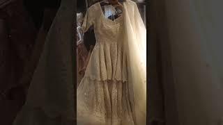 @KSHKIN @Sakshi Sindhi Peplum Wedding Bridal Golden Pakistani Latest Fashion