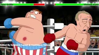 Peter Griffin vs. Vladimir Putin (Final Fight) with healthbars