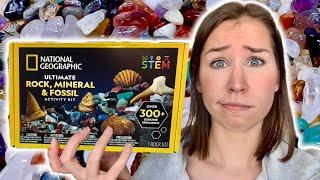 I Bought the National Geographic Gemstone Mineral Mega Kit so You Don't Have to...