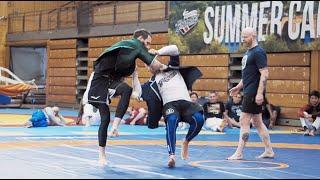 Irish Collar and Elbow Wrestling at the BJJ Globetrotters camp in Heidelberg