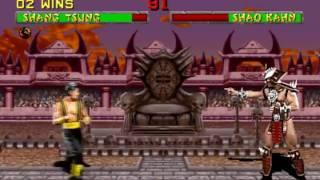 Mortal Kombat 2 - Shang Tsung Arcade playthrough