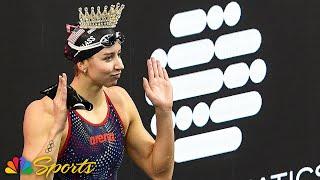 WORLD RECORD! Kate Douglass smashes short course 200 breast mark in Singapore | NBC Sports