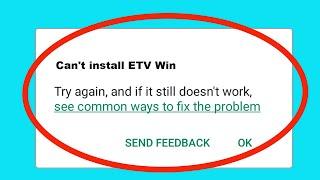 Fix Can't Install / Download ETV Win App in Google Playstore In Android