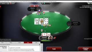 50 CENT freezeout MTT on PokerStars   Final table
