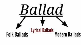 Ballad | Poetic form | Literature