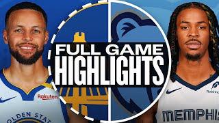 WARRIORS at GRIZZLIES | FULL GAME HIGHLIGHTS | April 1, 2025