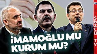 İsmail Saymaz'dan Son Seçim Anketi Yorumu! Ekrem İmamoğlu ve Murat Kurum'un Oy Oranı