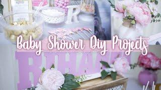 DIY BABY SHOWER IDEAS | AFFORDABLE DIYS FOR GIRL BABY SHOWER | GIRL BABY SHOWER IDEAS
