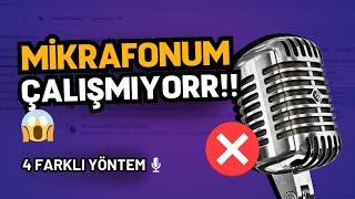 Mikrofon Çalışmıyor Sorunu!!! Windows 11 Ses Gitmiyor Sorunu! %100 Çözüm