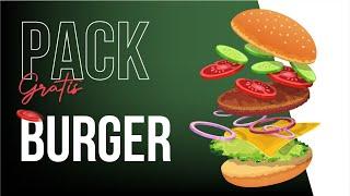 PACK DESIGNER - HAMBURGUERIA GRATUITO | Artes Social Media