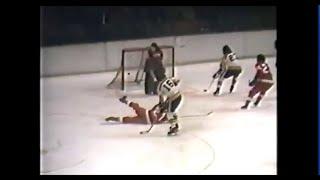 1/16/1972 Detroit Red Wings at Boston Bruins highlights 2/3 of Derek Sanderson hat trick (no sound)