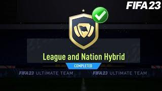 FIFA 23 LEAGUE AND NATION HYBRID SBC CHEAPEST SOLUTION!