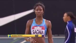 Khaddi sagnia long jump national record fat ass