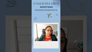 Congratulations to Navjot Kaur for cracking your NGN NCLEX-RN | Building Nursing Career
