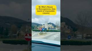 St. Rita House in Roccaporena #catholic #pilgrimage #travel #italy #catholicsaint