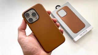Nomad Tan Modern Leather Case Unboxing  iPhone 15 Pro