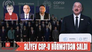 Görünməmiş hadisə! "Əliyev özünü apara bilmir!" COP-u tərk etdilər. Hələ belə bivec COP olmayıb