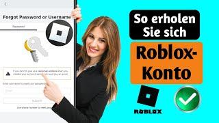 So setzen Sie Ihr Roblox-Passwort ohne E-Mail zurück (2024) – Holen Sie sich Ihr Roblox-Konto zurück