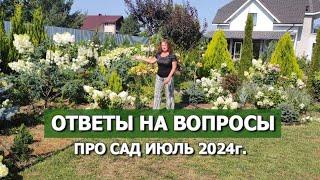 ОТВЕТЫ НА ВОПРОСЫ ПРО САД Июль 2024г. | Сад летом