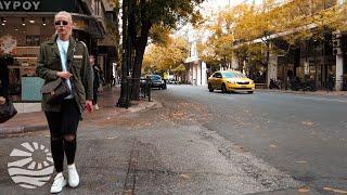 Walking In Athens Greece | Akadimis str.