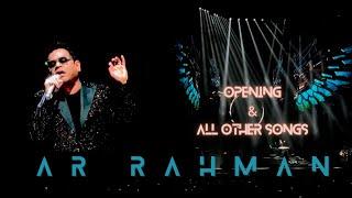 A R Rahman concert opening & other songs | Paathshala , Bigil, Jumbalka, endrendrum punnagai