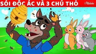 Sói Độc Ác Và 3 Chú Thỏ | Truyện cổ tích Việt Nam | Phim hoạt hình cho trẻ em