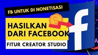 CARA HASILKAN UANG DARI FACEBOOK HALAMAN- SYARAT DAN LANGKAH AWAL AGAR PAGE FB DI MONETISASI