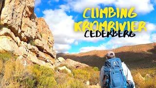 Rock climbing at Kromrivier - Cederberg