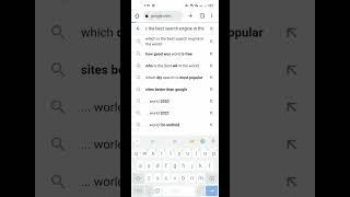which is the best search engine in the world let's search on Google #google #chrome #short #search