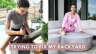 DIY Backyard & Patio Decor | CB2 Furniture Flip | Modern Aesthetic | RAY'S WEEK S4