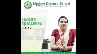 Highly Qualified Faculty | Modern Defence School | Hisar, Haryana | Admission Open